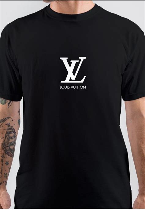 louis vuitton men's logo shirt|T.